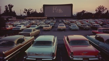 Early Car Drive In Free Vintage Drive-In Image - Vintage, Car, Drive-in | Download at ...