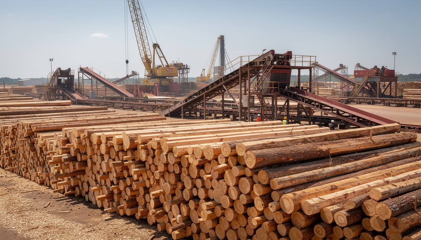 Free Industrial Timber Processing Image - Timber, Lumber, Logs ...