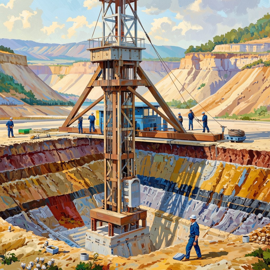Free Historic Drilling Operation Image - Drilling, Industrial ...