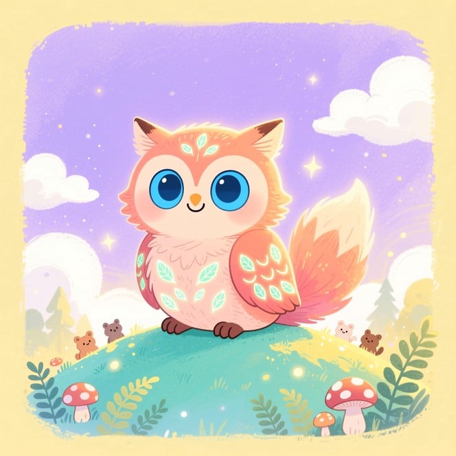 Free Magical Fox Owl Image - Fox, Owl, Hybrid | Download at StockCake