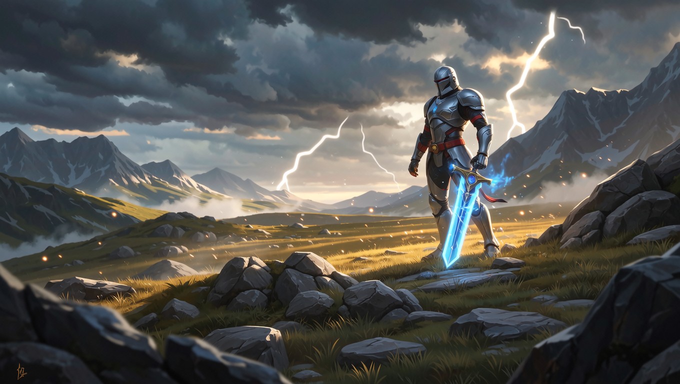 Free Warrior Awaits Battle Image - Warrior, Hero, Knight | Download at ...