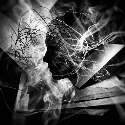 Free Tangled Thoughts Within Image - Abstract, Monochrome, Silhouette ...