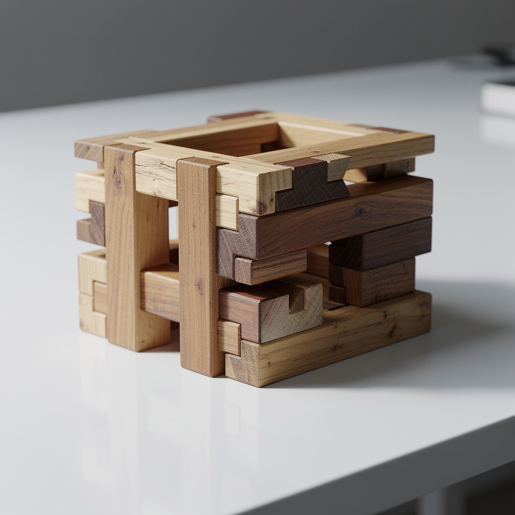Interlocking Wooden Structures Free Interlocking Wooden Architecture Image - Wooden, Blocks ...