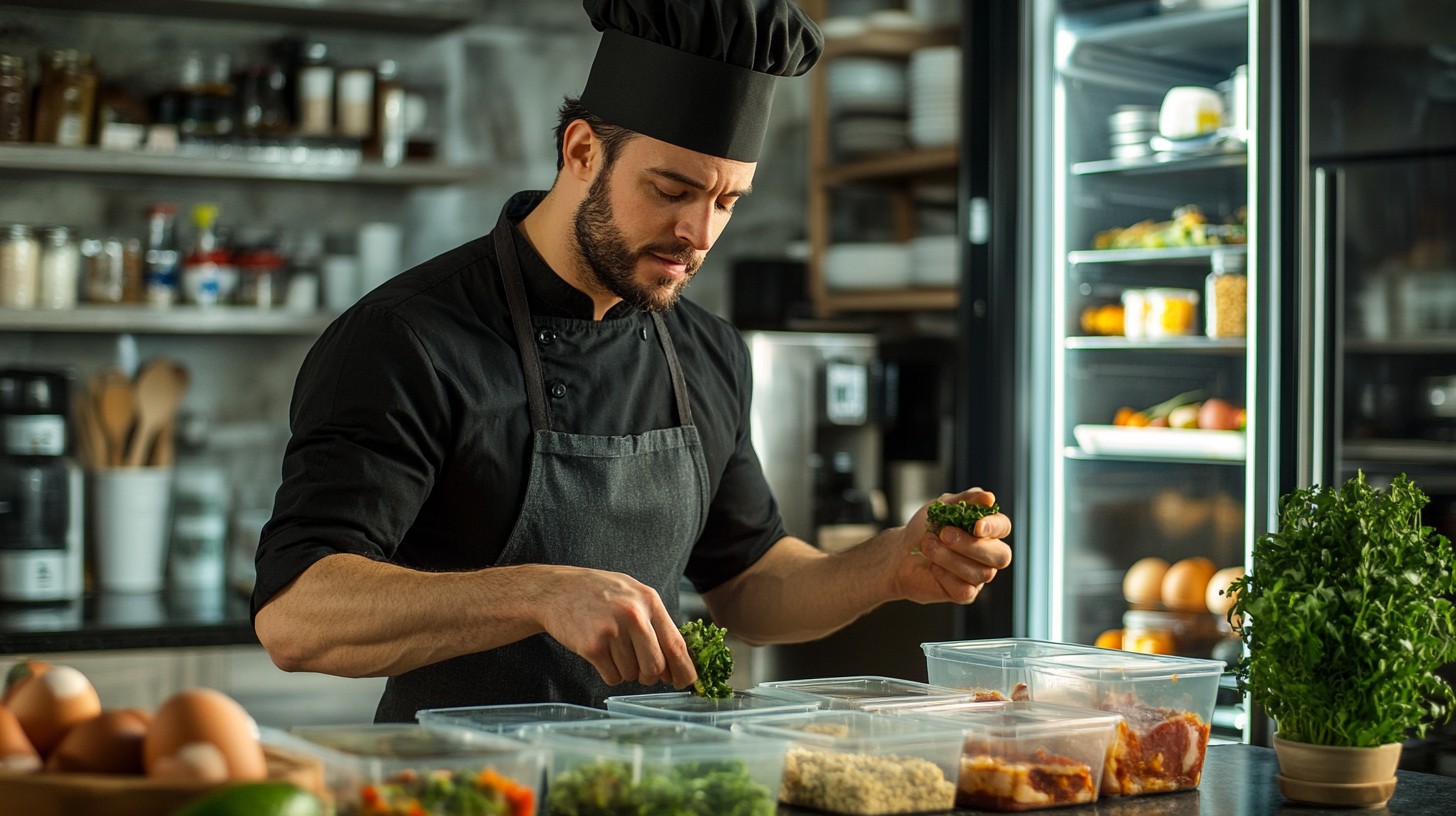 Free Chef Prepares Ingredients Photo - Chef, Kitchen, Cooking ...