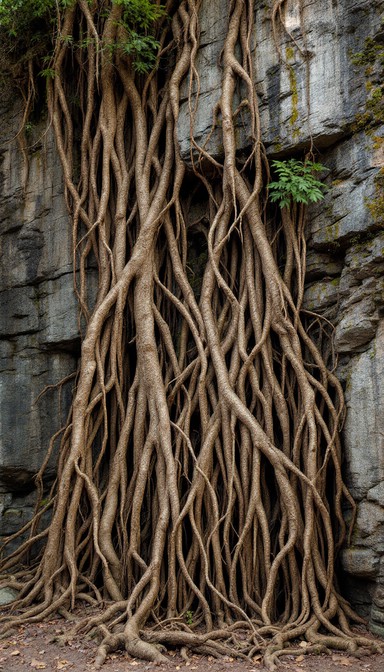 Download Ancient Wall Roots Image - Roots, Wall, Ancient | StockCake