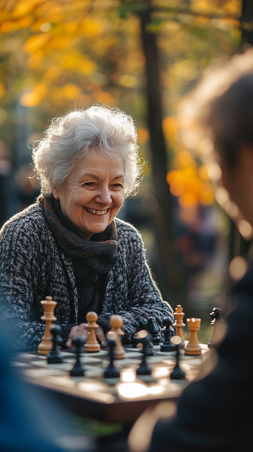 Free Joyful chess game Image - Autumn, Chess, Elderly | Download at ...