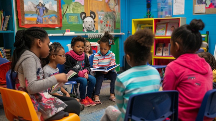 Free Children Reading Together Image - Children, Reading, Books ...
