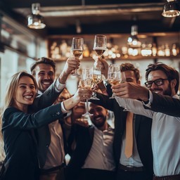 Free Celebratory Toast Together Image - Celebration, Toast ...
