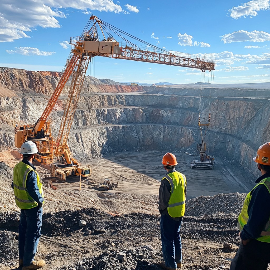 Mine Sub Inspection Free Mining site inspection Image - Mining, Crane, Workers | Download ...