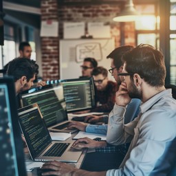 Free Tech Team Working Image - Programming, Technology, Coding ...