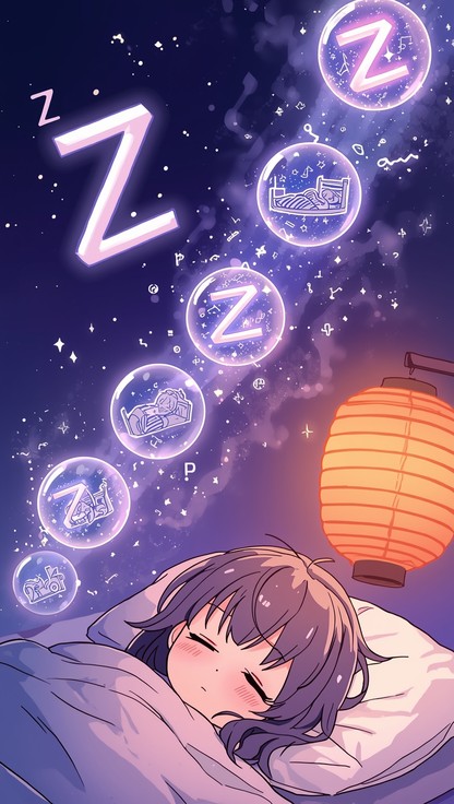 Free Peaceful Anime Slumber Photo - Anime, Chibi, Sleep | Download at ...