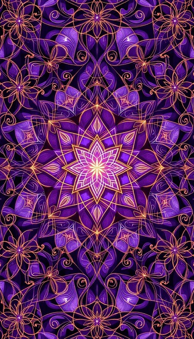 Free Purple Sacred Geometry Image - Islamic, Geometric, Pattern ...