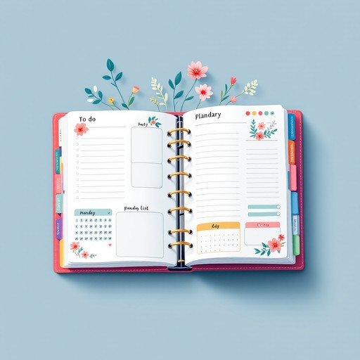 Free Floral planner layout Image - Planner, Floral, Organization ...