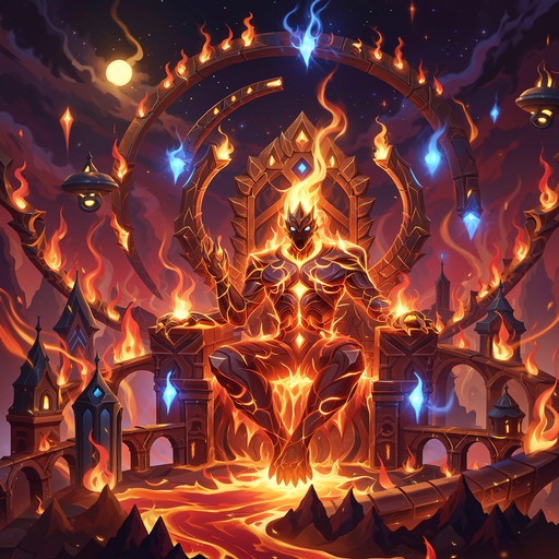 Free Inferno Realm Ruler Image - Fire, Throne, Entity | Download at ...