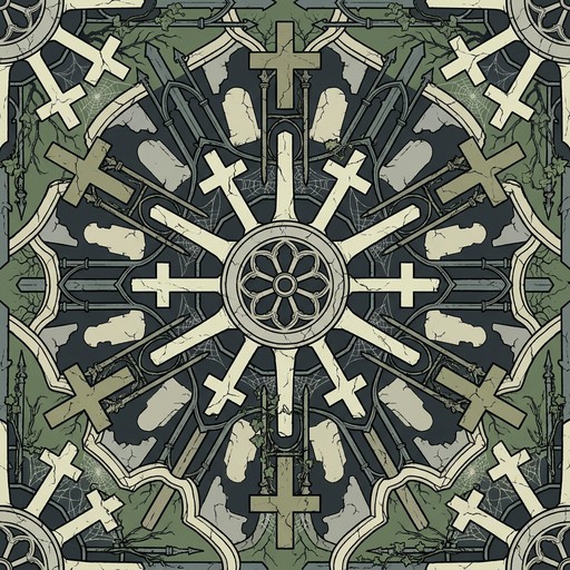 Free Gothic Cemetery Pattern Image - Geometric, Pattern, Cemetery ...