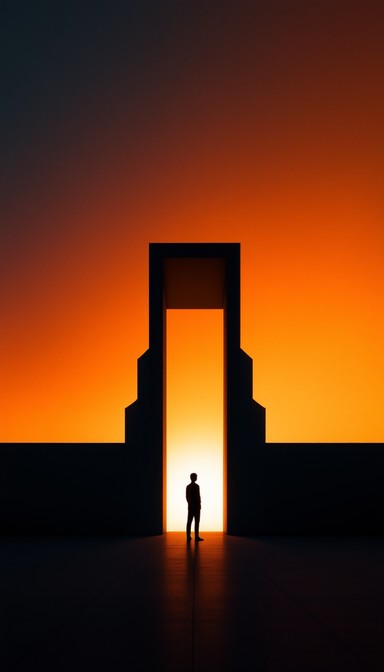 Free Gateway To Light Image - Silhouette, Portal, Sunset | Download at ...