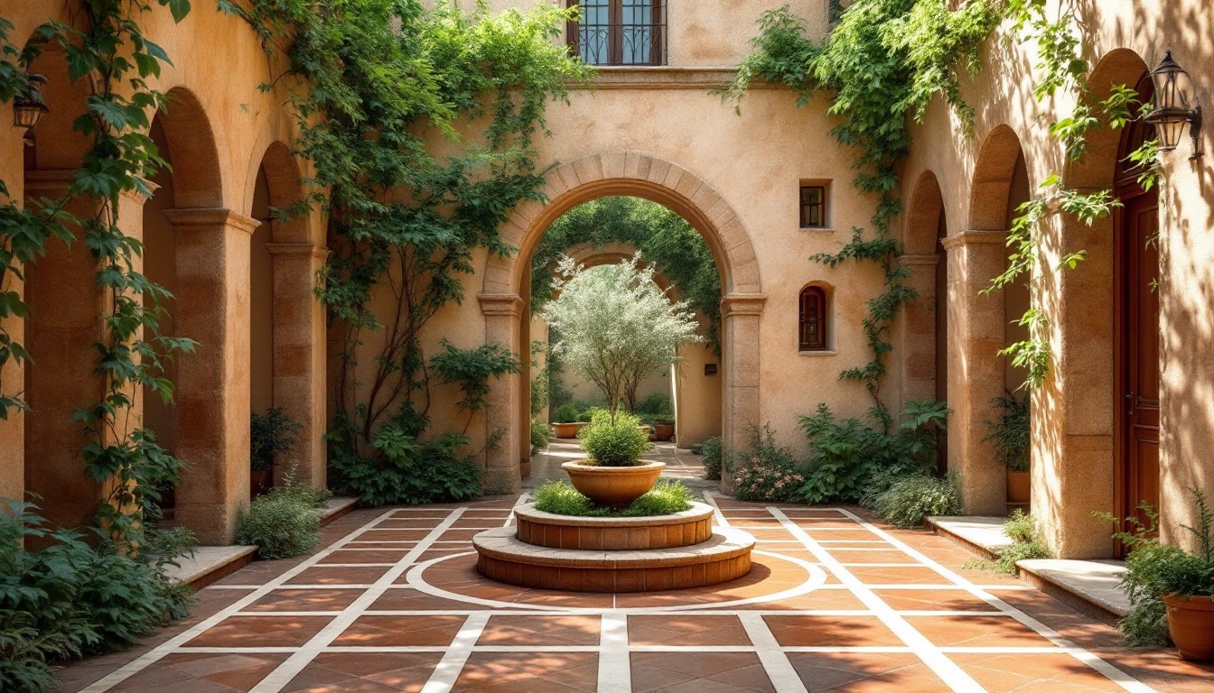Free Mediterranean Courtyard Paradise Image - Mediterranean, Courtyard ...