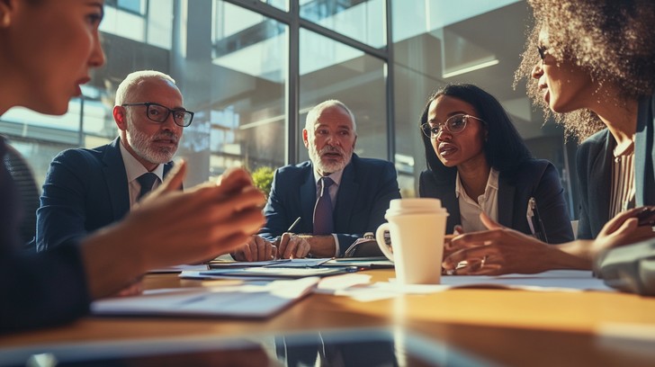 Free Corporate team meeting Image - Meeting, Corporate, Business ...