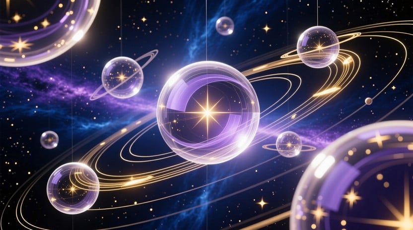 Free Translucent Planetary Geometry Photo - Planets, Celestial, Space ...