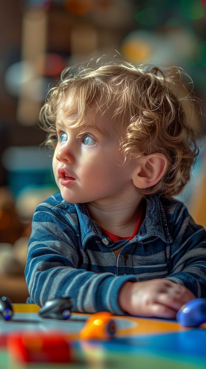 Free Curious baby playing Image - Baby, Toy, Window | Download at StockCake
