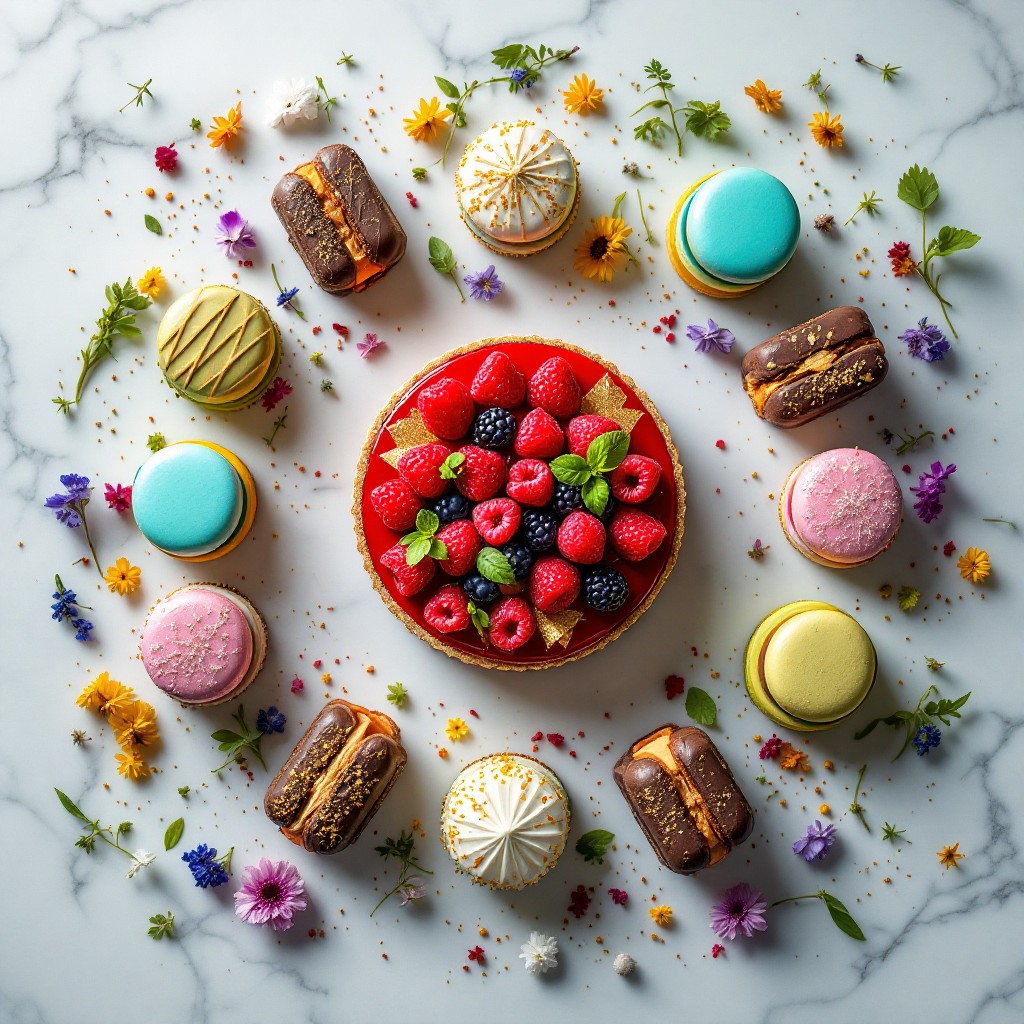 Free Patisserie Color Wheel Image - Patisserie, Desserts, Macarons ...