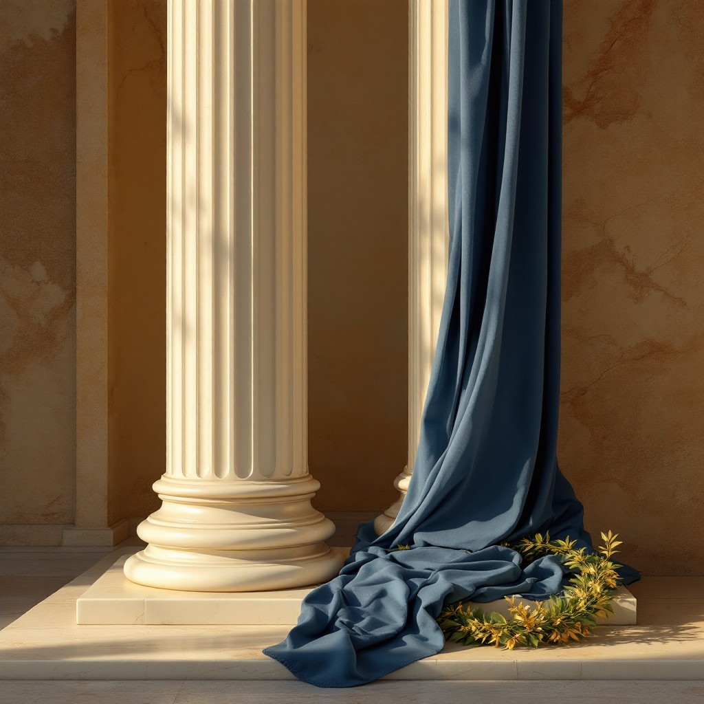 Free Draped Classical Column Image - Column, Marble, Azure | Download ...