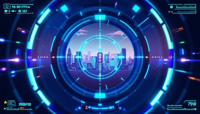 Free Cybernetic Vision Interface Image | Download at StockCake