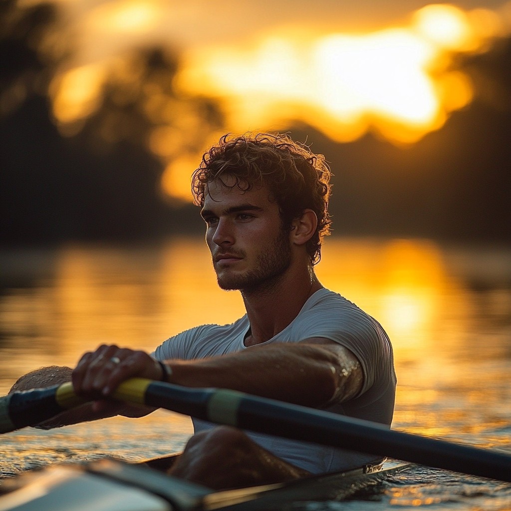 Long Exposure Photo Rowing Free Sunset Rowing Session Image - Sunset, Rowing, Lake | Download at ...