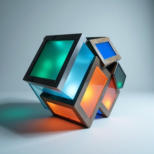 Free Prismatic Cube Array Image | Download at StockCake