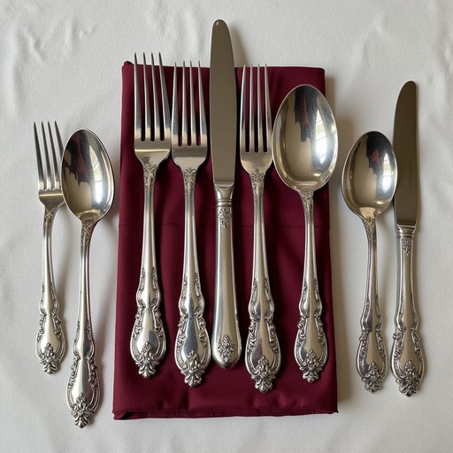 Free Elegant Vintage Silverware Image | Download at StockCake
