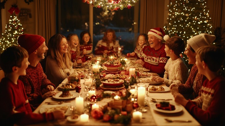 Free Festive Christmas Dinner Image | Download at StockCake