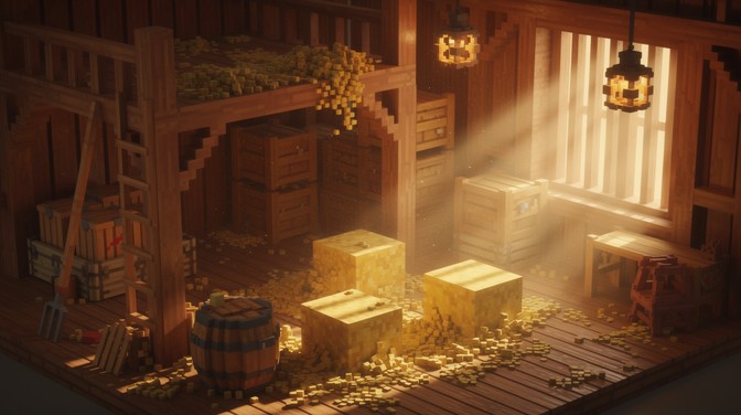 Free Voxel Barn Interior Image - Voxel, Barn, Rustic | Download at ...