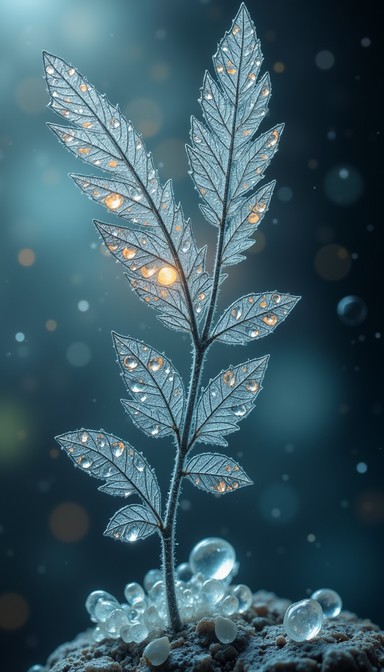 Fern Using Magic Free Frosted Fern Magic Image - Fern, Dewdrops, Crystalline | Download ...