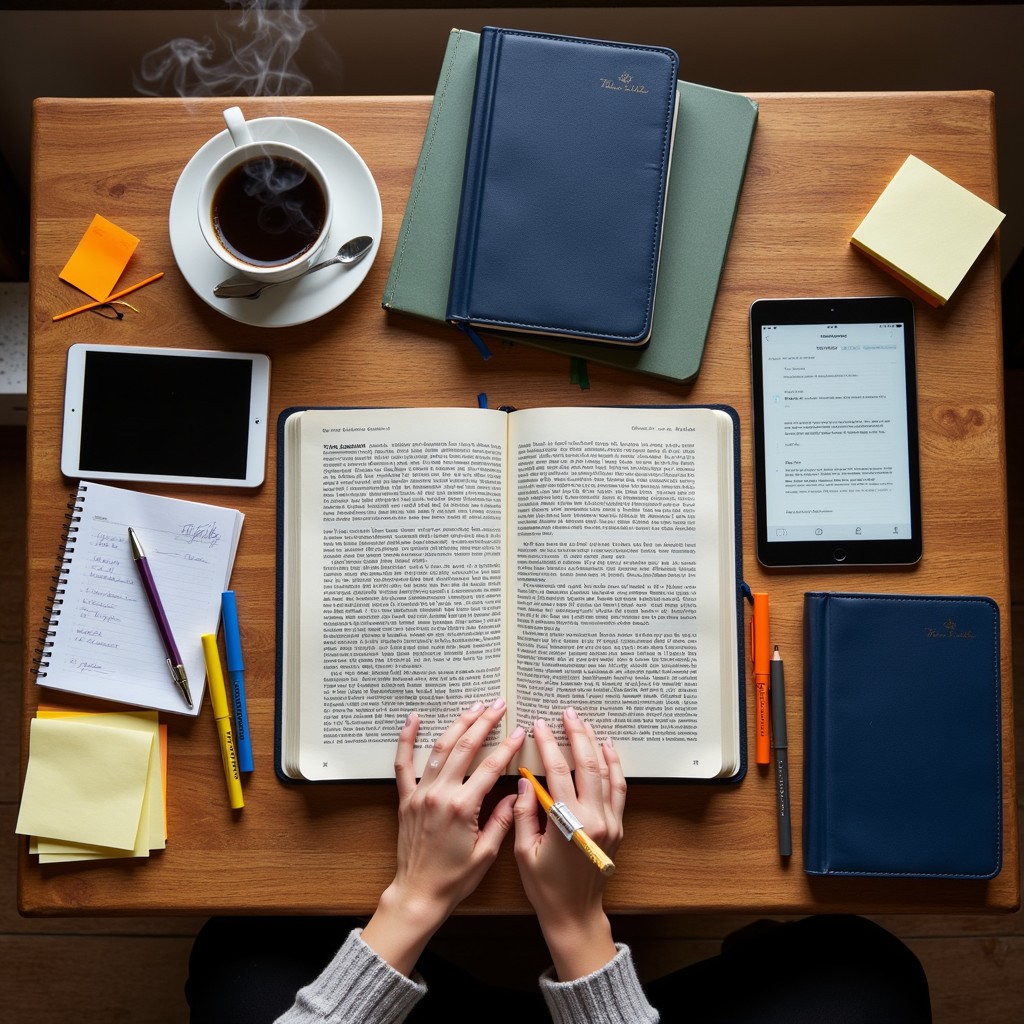 Free Focused study space Image - Studying, Books, Reading | Download at ...