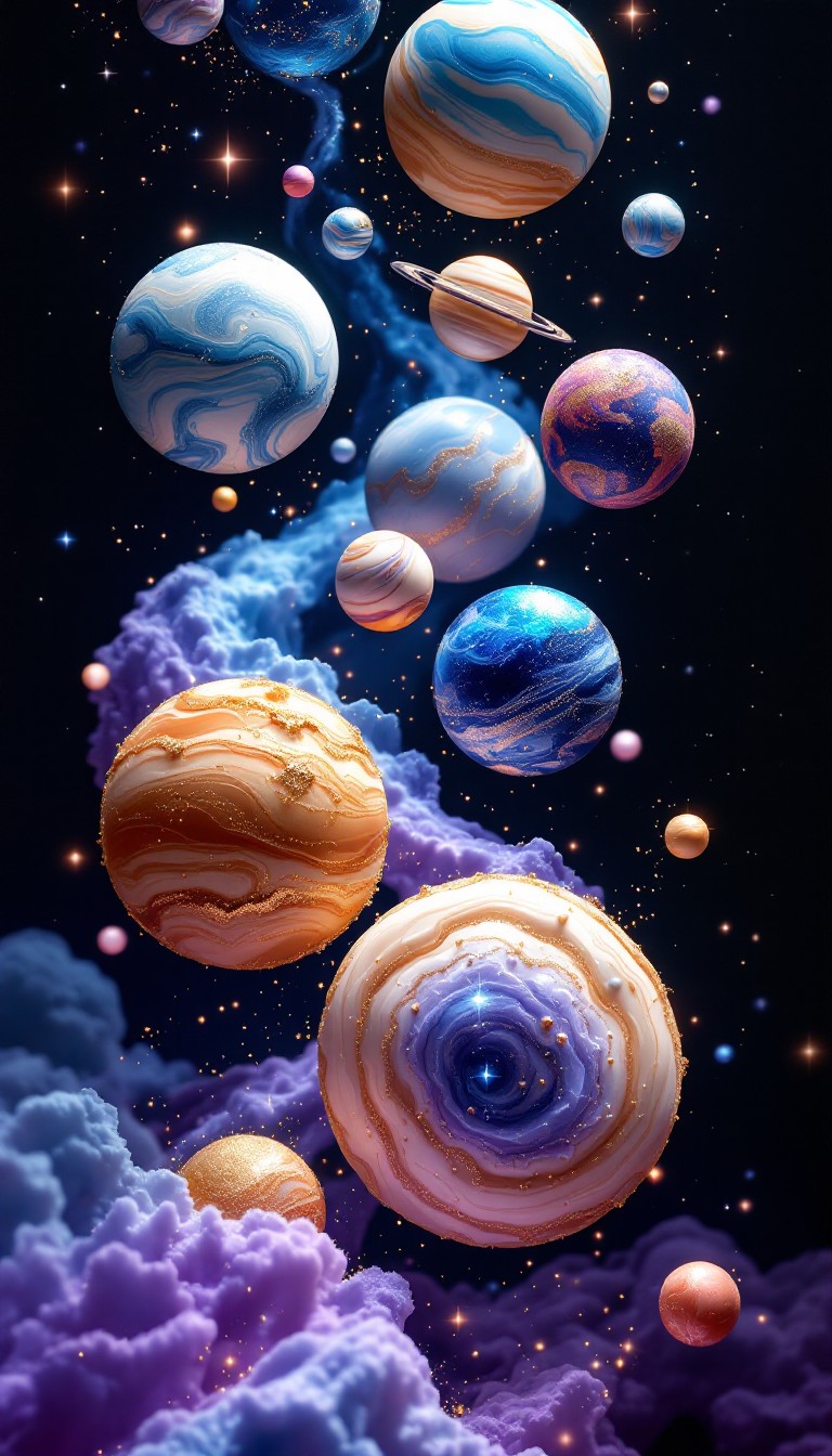 Free Cosmic Cookie Collection Image - Cosmic, Cookies, Planets ...