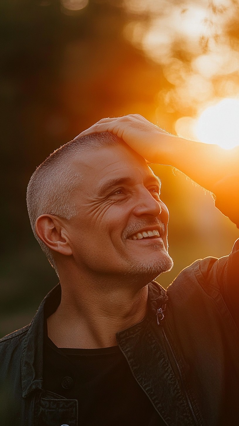 Free Sunset Smiling Man Image - Man, Sunset, Smiling | Download at ...