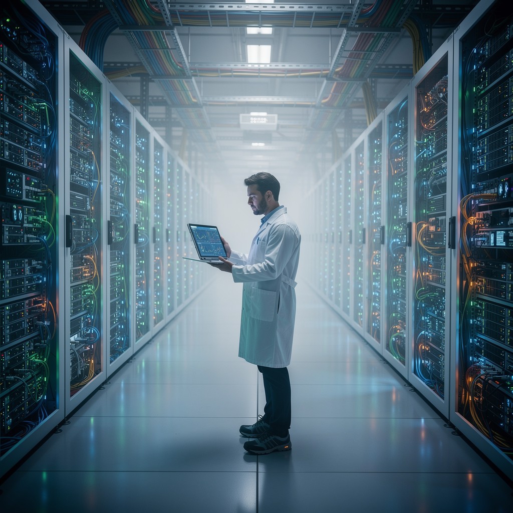 Free Data Center Technician Image - Datacenter, Server, Technician ...