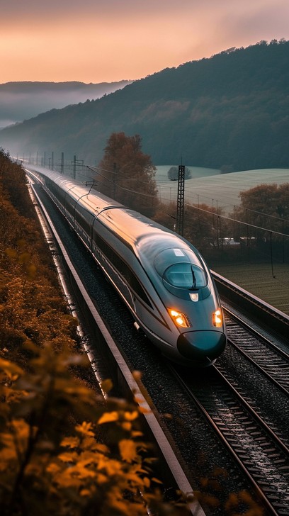 Free Sunset Train Journey Image - Train, Sunset, Countryside | Download ...