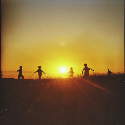 Free Sunset Playground Joy Image - Sunset, Silhouette, Children ...