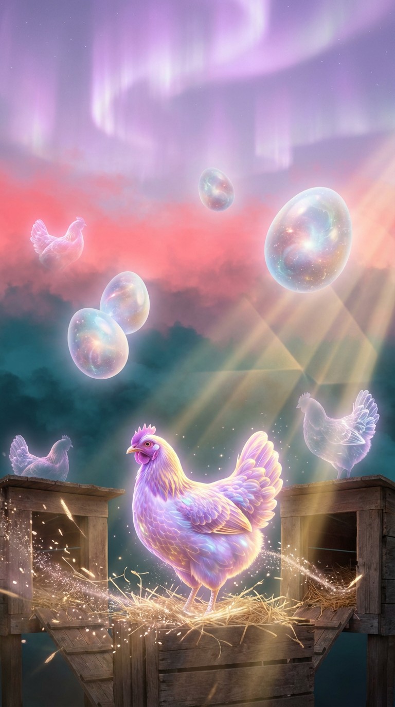 Free Mystical Chicken Fantasy Image - Fantasy, Surreal, Chicken ...