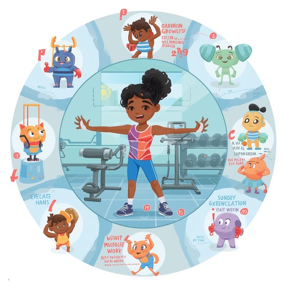 Free Exercising Sandwich Character Stock Images | StockCake