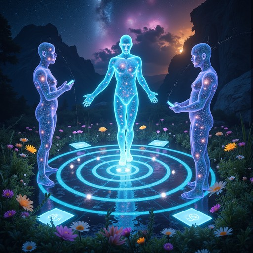 Free Cosmic Human Connection Image - Cosmic, Digital, Connection ...