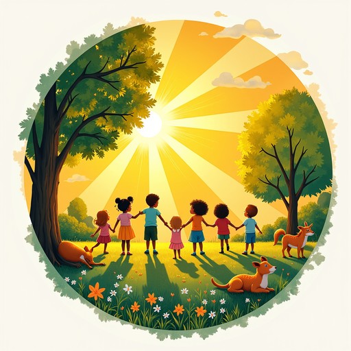 Free Sunshine Unites Children Image - Sun, Children, Rays | Download at ...