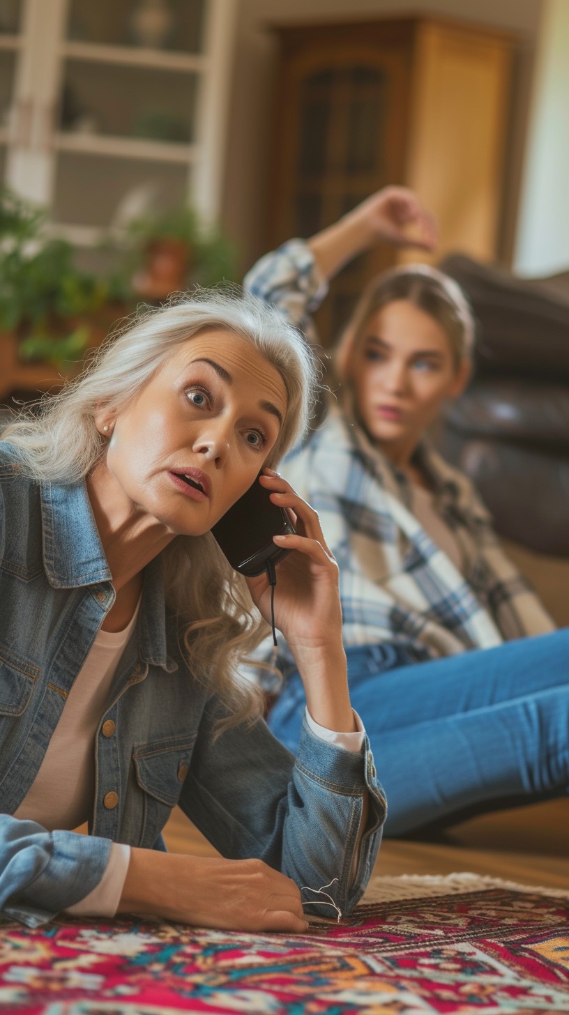Free Worried Phone Call Image - Woman, Phone, Anxious | Download at ...