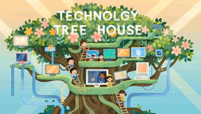 Free Technology Tree Wonderland Image - Technology, Treehouse, Children ...