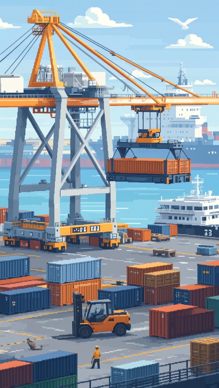Free Loading Port Background Free Port Loading Operations Image - Port, Dock, Crane | Download at ...
