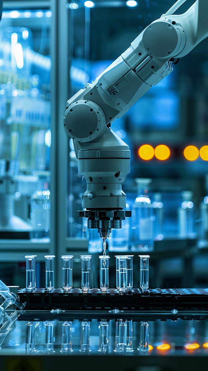 Free Robot filling vials Image - Robot, Technology, Automation ...