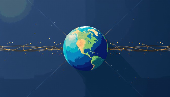 Free Glowing Digital Earth Image - Earth, Global, Digital | Download at ...