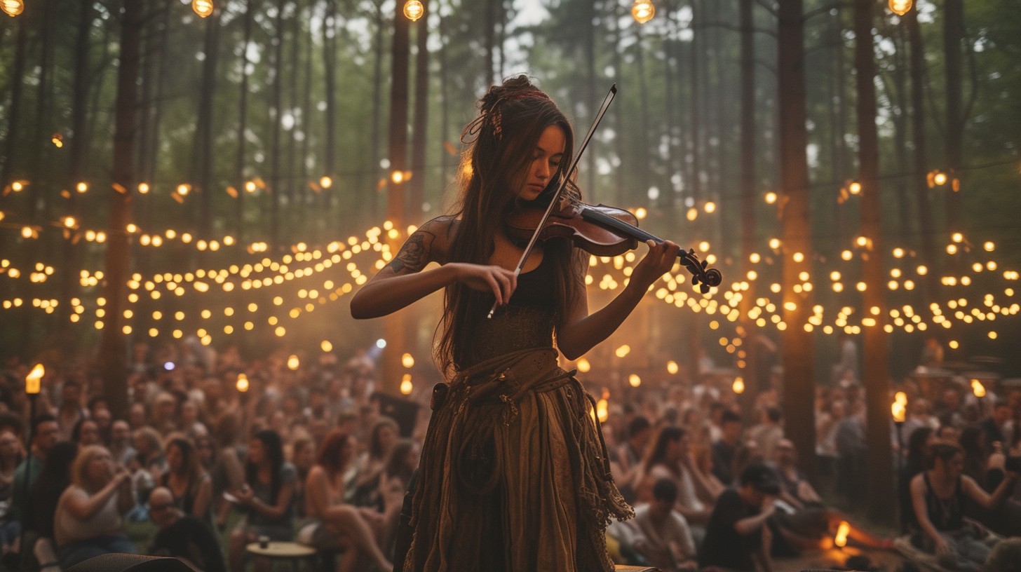 Free Enchanted Forest Concert Image - Violin, Forest, Concert ...
