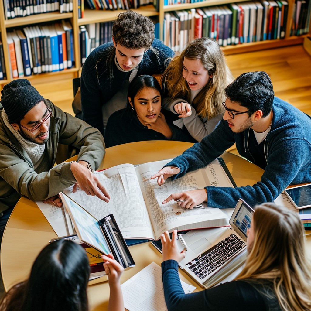 Study Study Study Free Group Study Session Image - Students, Library, Studying | Download ...